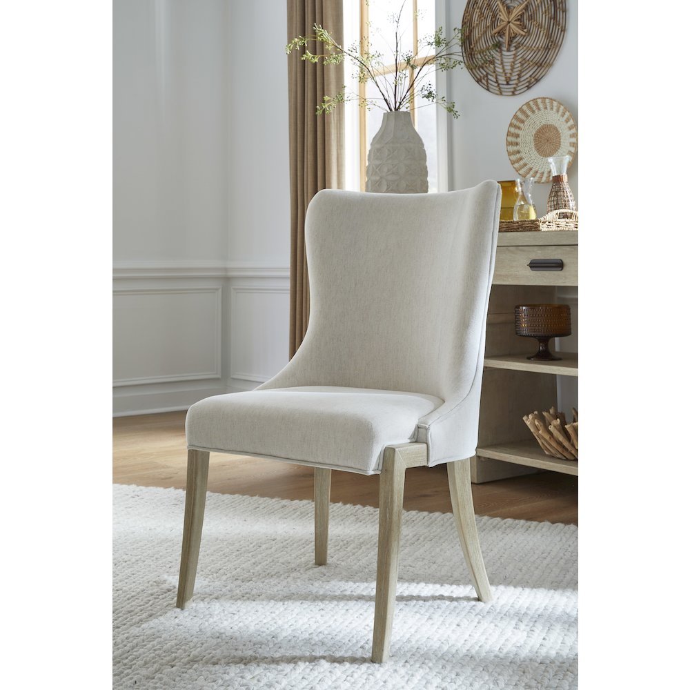 Sunset Cove Sanibel Brown Upholstered Host Chair Two Pack