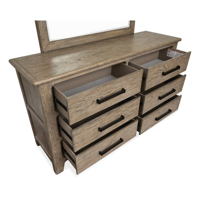 Claremont Smokey Taupe Double Drawer Dresser
