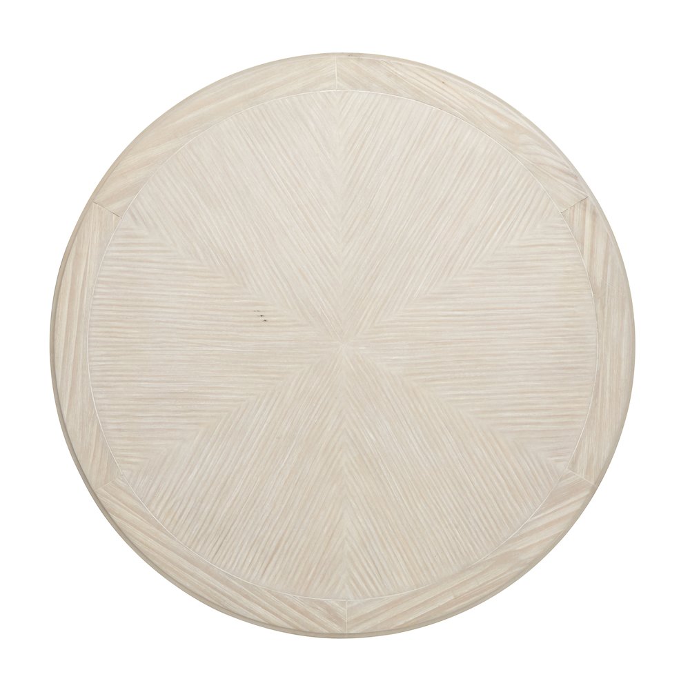 Bostwick Coconut Cream Round Cocktail Table
