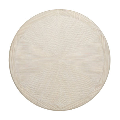 Bostwick Coconut Cream Round Cocktail Table