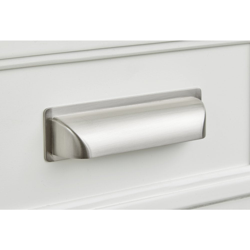 White Dove And Harbor Gray White Drawer Dresser With Grey Landscape Mirror