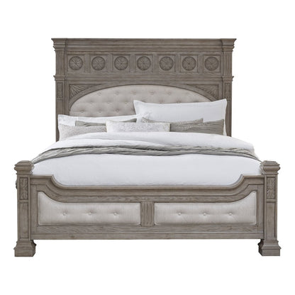 Pulaski Kingsbury French Gray Queen Panel Bed