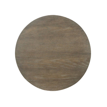 Bosley Lt. Brown Porpoise Round Accent Table