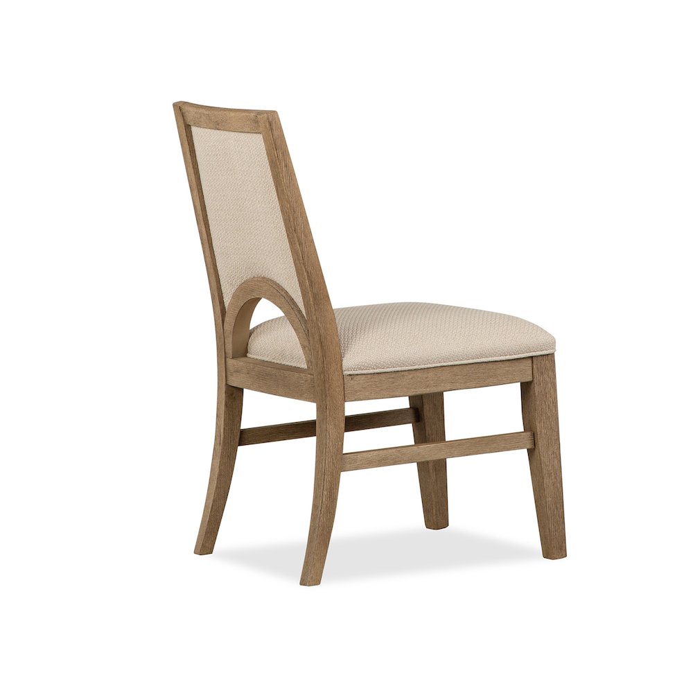 Tristan Swiss Coffee Upholstered Side Chair Two Pack