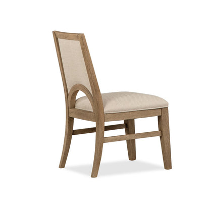 Tristan Swiss Coffee Upholstered Side Chair Two Pack