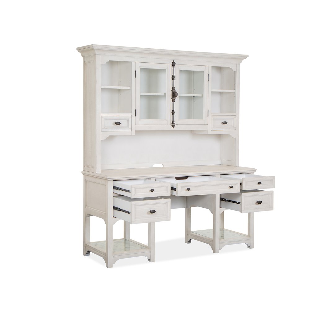 Bronwyn Alabaster Desk With Hutch