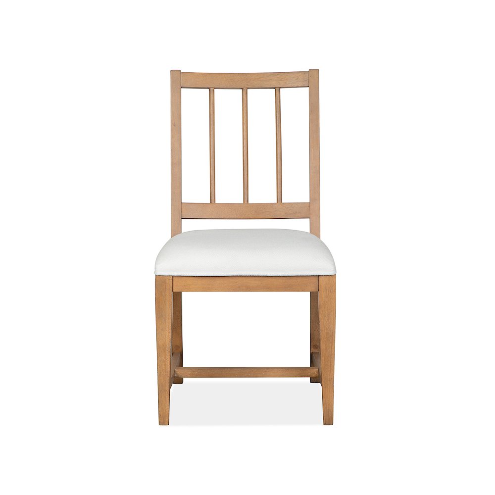Lindon Belgian Wheat Upholstered Side Chair Two Pack