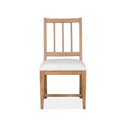 Lindon Belgian Wheat Upholstered Side Chair Two Pack