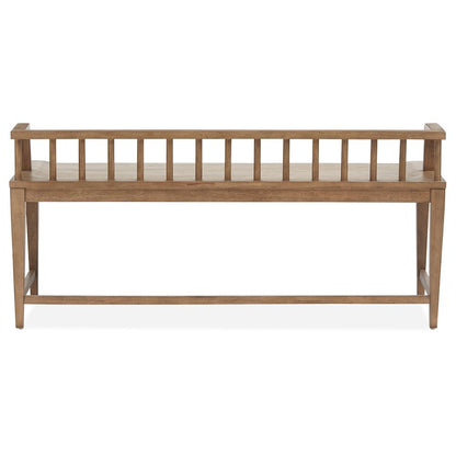 Lindon Belgian Wheat Low Back Arm Bench