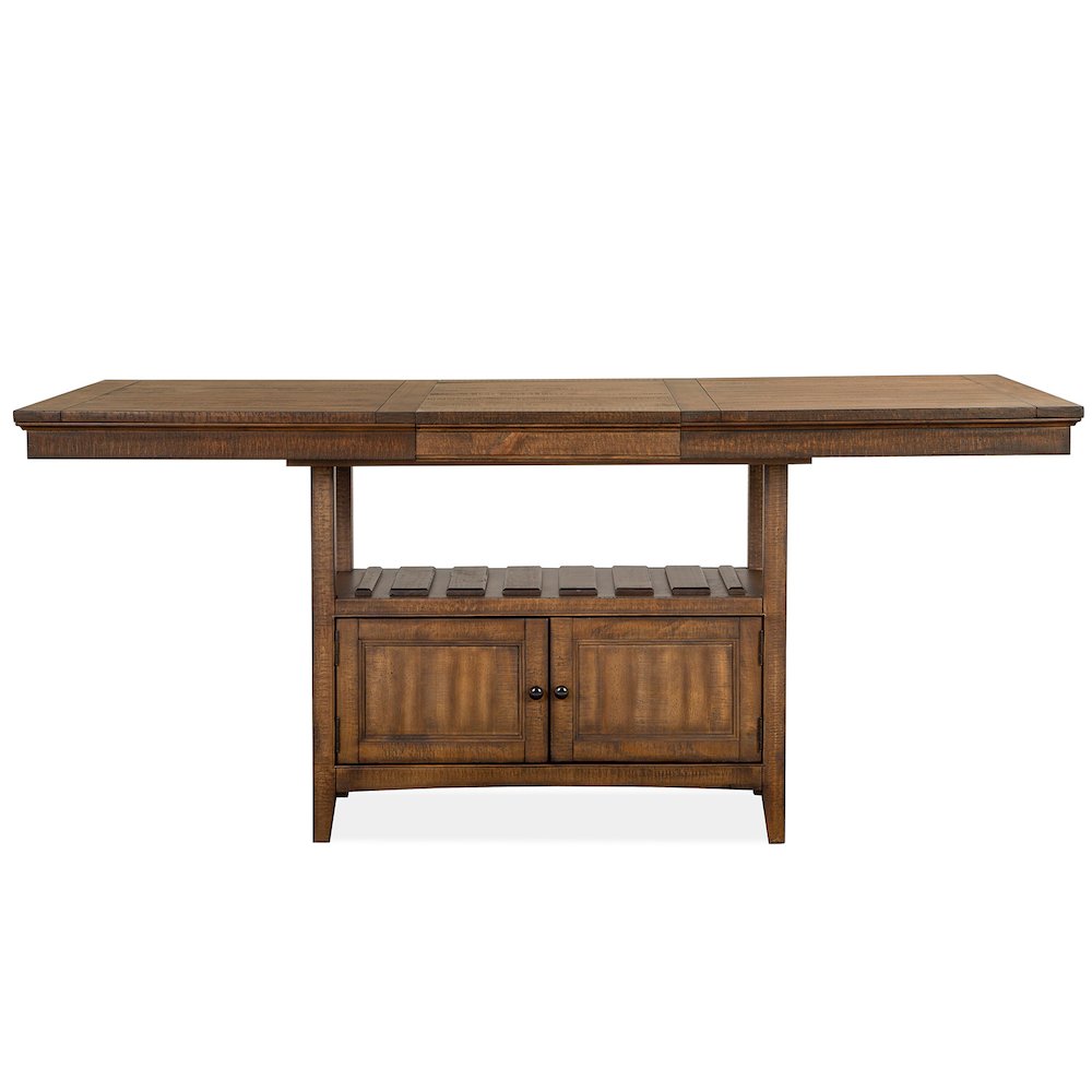 Bay Creek Toasted Nutmeg Extendable Counter Height Dining Table