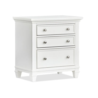 Charleston White Dove White Drawer Nightstand