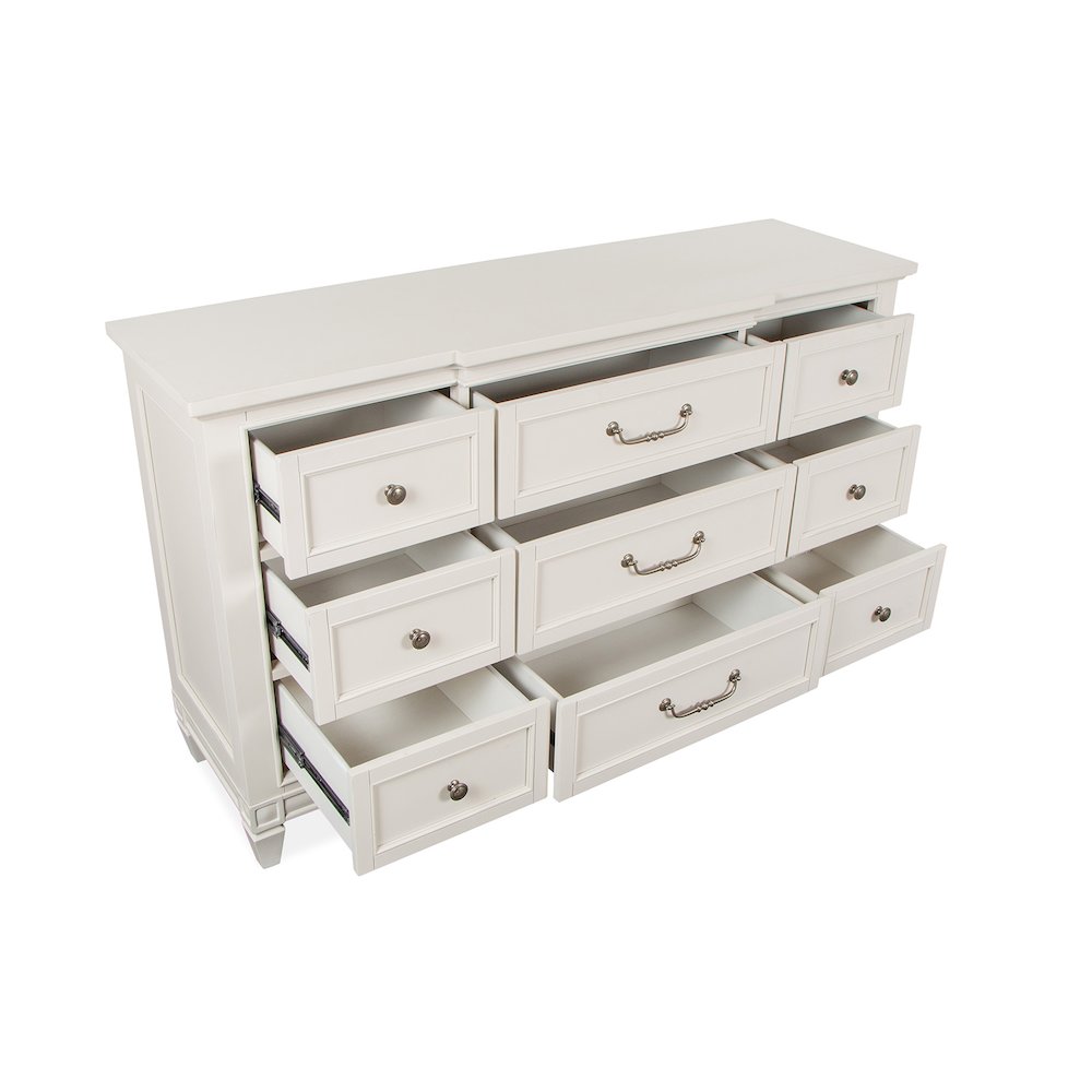 Willowbrook Egg Shell White With Slight Rub Through Drawer Dresser