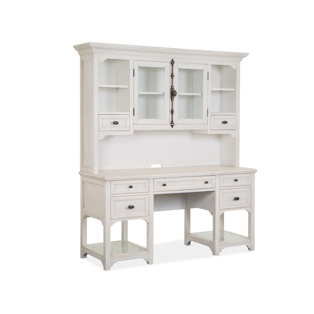 Bronwyn Alabaster Desk With Hutch