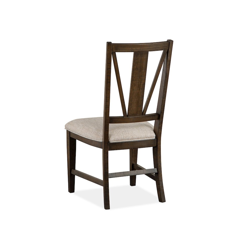 Westley Falls Graphite Upholstered Side Chair Two Pack