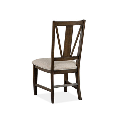 Westley Falls Graphite Upholstered Side Chair Two Pack