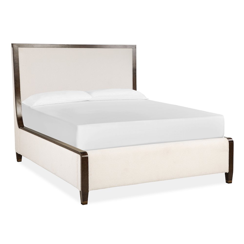 Rowan Espresso Queen Upholstered Panel Bed