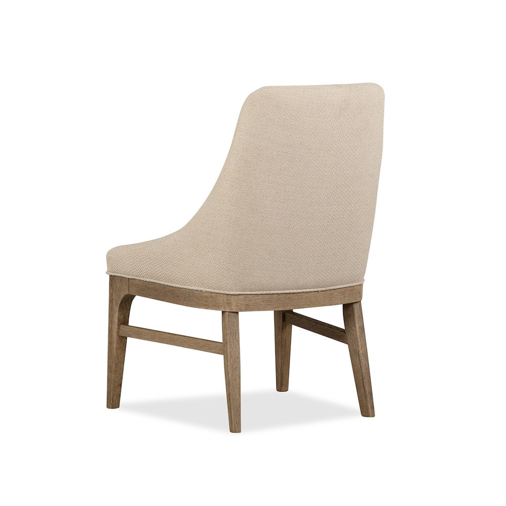 Tristan Swiss Coffee Upholstered Arm Chair Two Pack