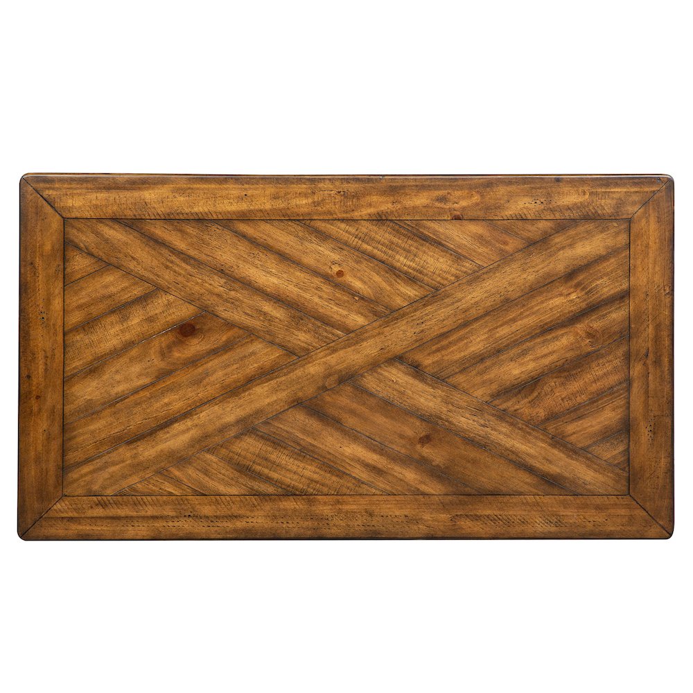 Chesterfield Farmhouse Timber Lift Top Storage Cocktail Table With Casters