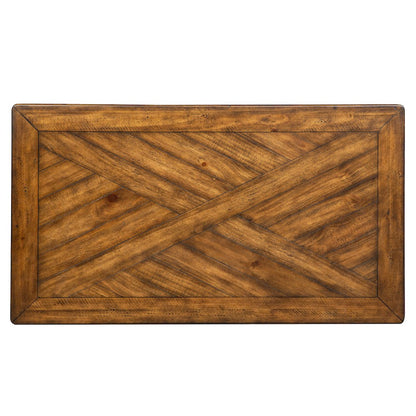Chesterfield Farmhouse Timber Lift Top Storage Cocktail Table With Casters