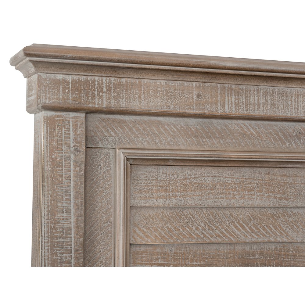 Lancaster Dovetail Grey King Shutter Panel Bed