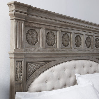 Pulaski Kingsbury French Gray Queen Panel Bed