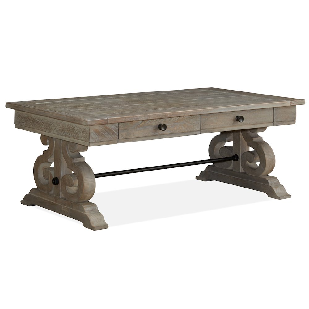Tinley Park Dove Tail Grey Rectangular Cocktail Table