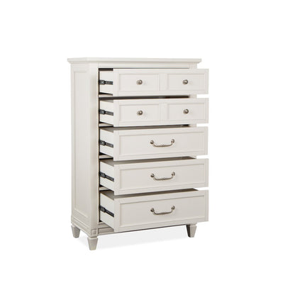 Willowbrook Egg Shell White With Slight Rub Through Drawer Chest