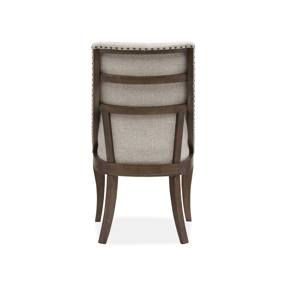 Roxbury Manor Homestead Brown Upholstered Arm Chair Two Pack