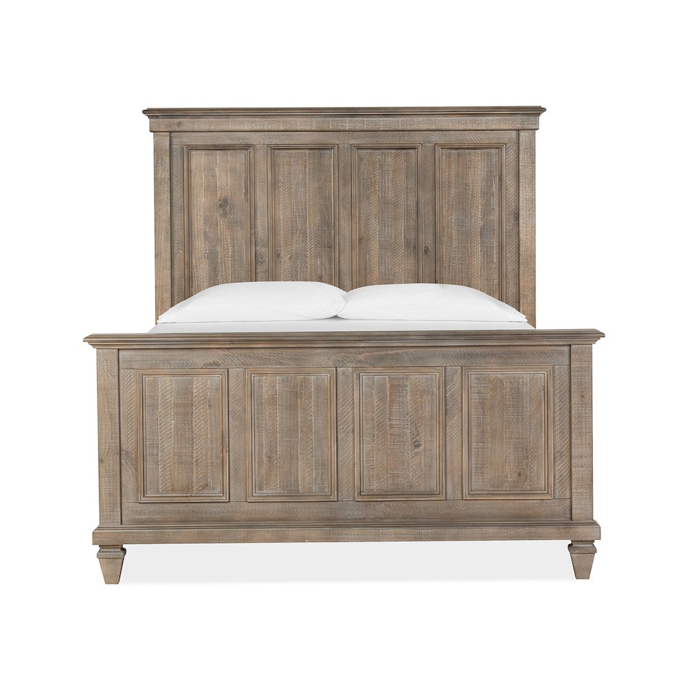 Lancaster Dovetail Grey Queen Panel Bed