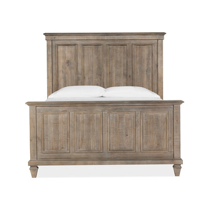 Lancaster Dovetail Grey Queen Panel Bed