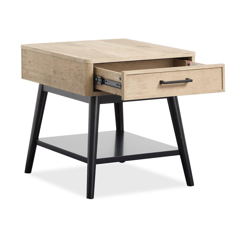 Fletcher Driftwood Rectangular End Table