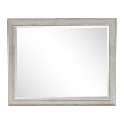 Bronwyn Alabaster Drawer Dresser With Landscape Mirror