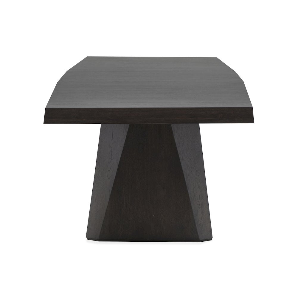 Tauren Coffee Bean Extendable Double Pedestal Dining Table