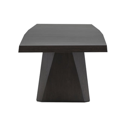 Tauren Coffee Bean Extendable Double Pedestal Dining Table