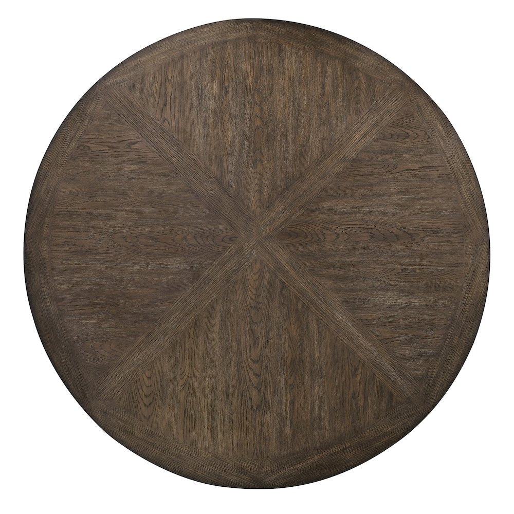 Pulaski Saddle Creek Timber Brown Round Dining Table