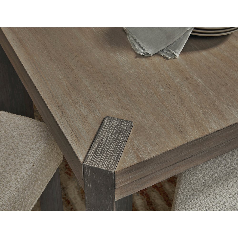 Pulaski Anderson Park Moose Trail And Frontier Brown Leg Dining Table