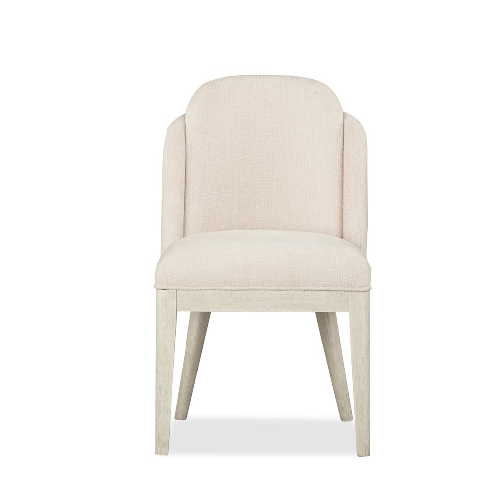 Lorelei Misty Cloud Upholstered Host Chair Two Pack
