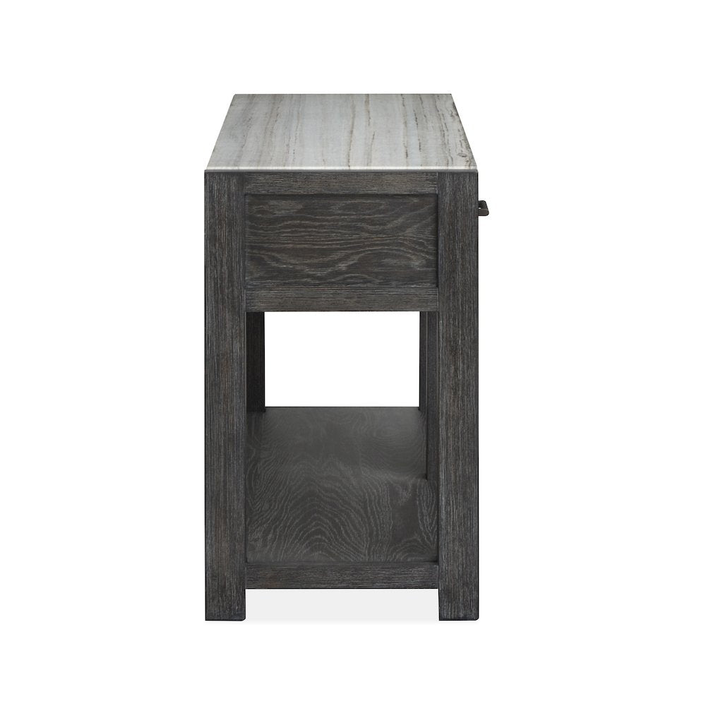 Plum Creek Ravenwood Black Rectangular Sofa Table