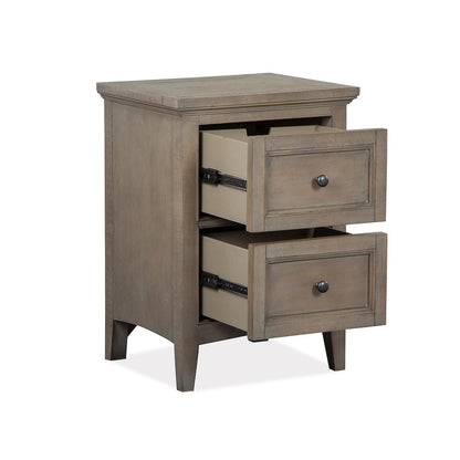 Paxton Place Dovetail Grey Small Drawer Nightstand