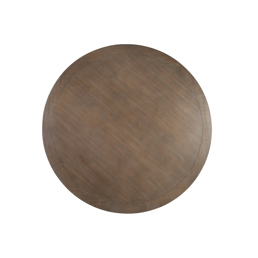 Paxton Place Dovetail Grey 52" Round Dining Table