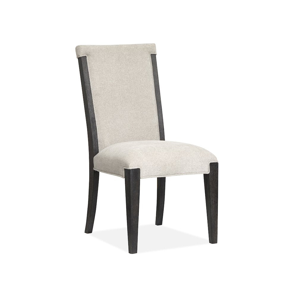 Plum Creek Ravenwood Black Upholstered Side Chair Two Pack