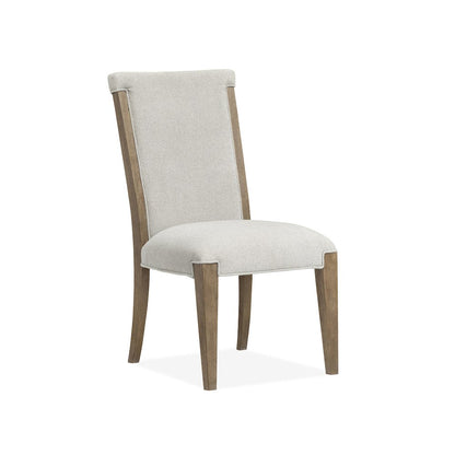 Plum Creek Sierra Brown Upholstered Side Chair Two Pack