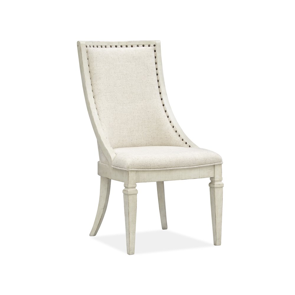 Newport Alabaster Upholstered Arm Chair Two Pack