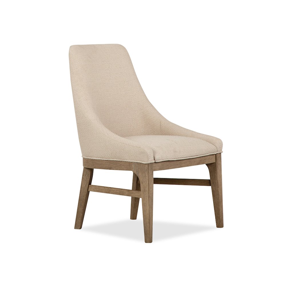 Tristan Swiss Coffee Upholstered Arm Chair Two Pack