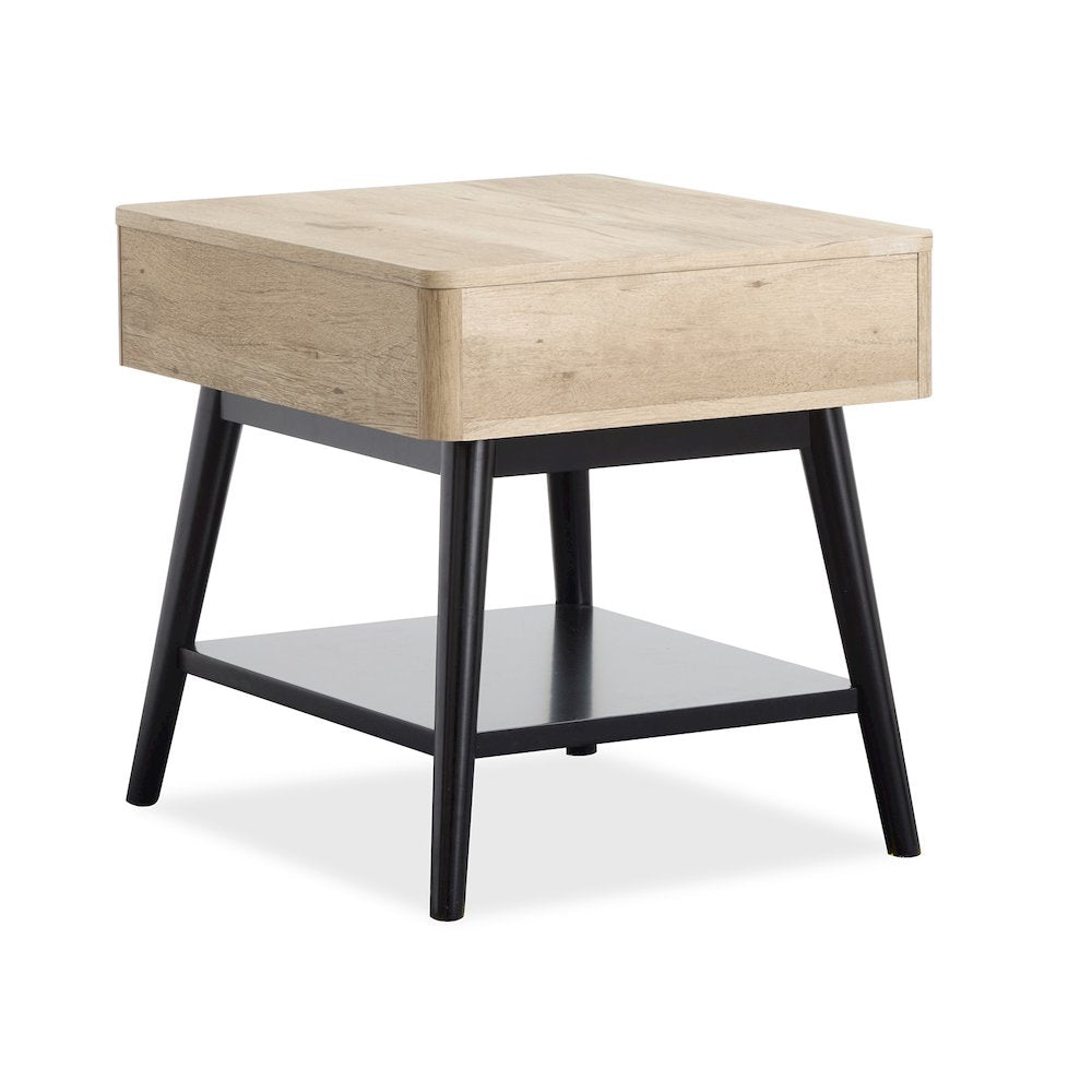 Fletcher Driftwood Rectangular End Table