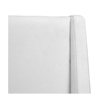 Lindon Belgian Wheat And Coffee Bean King White Upholstered Island Bed