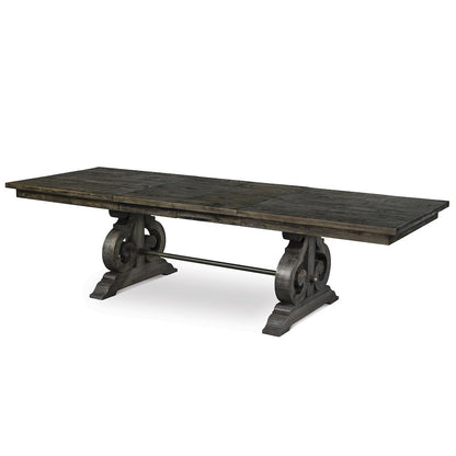 Bellamy Peppercorn Extendable Rectangular Dining Table