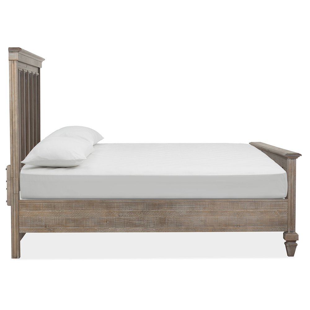 Lancaster Dovetail Grey King Panel Bed