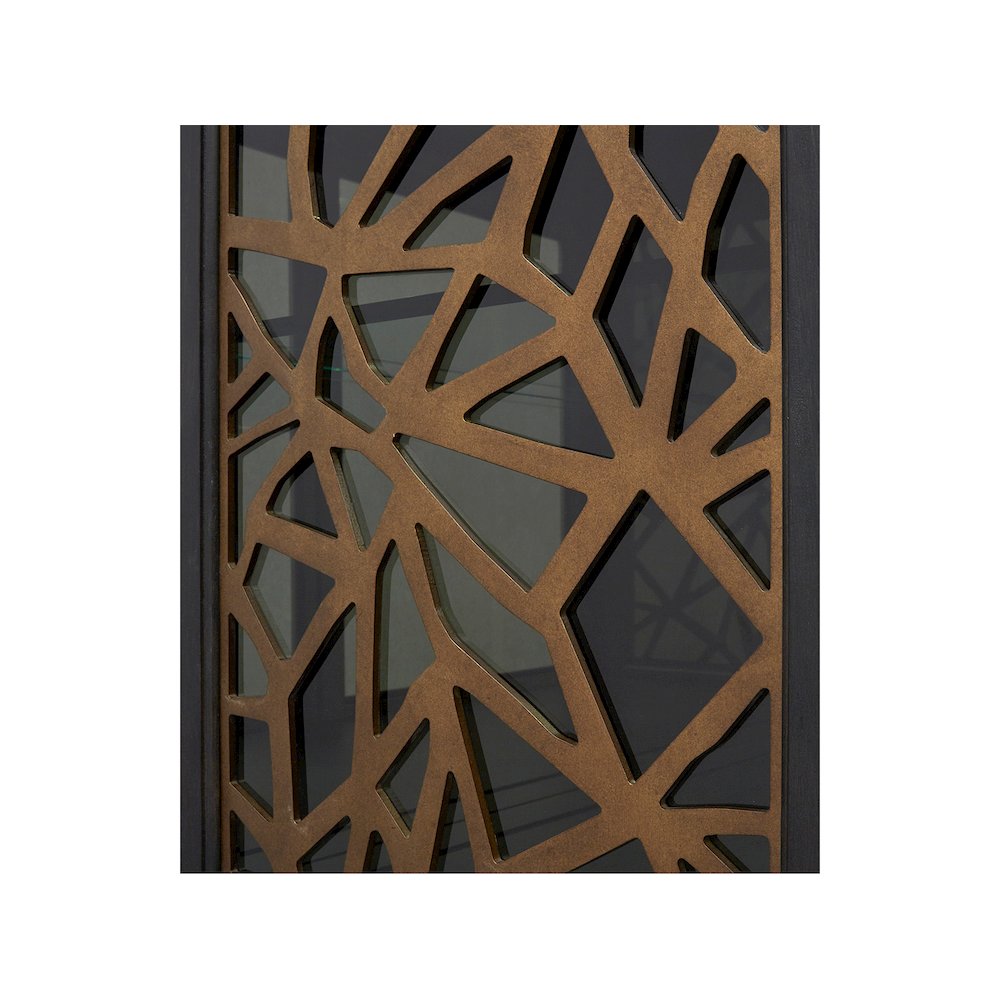 Ryker Nocturn Black And Coventry Grey Display Cabinet