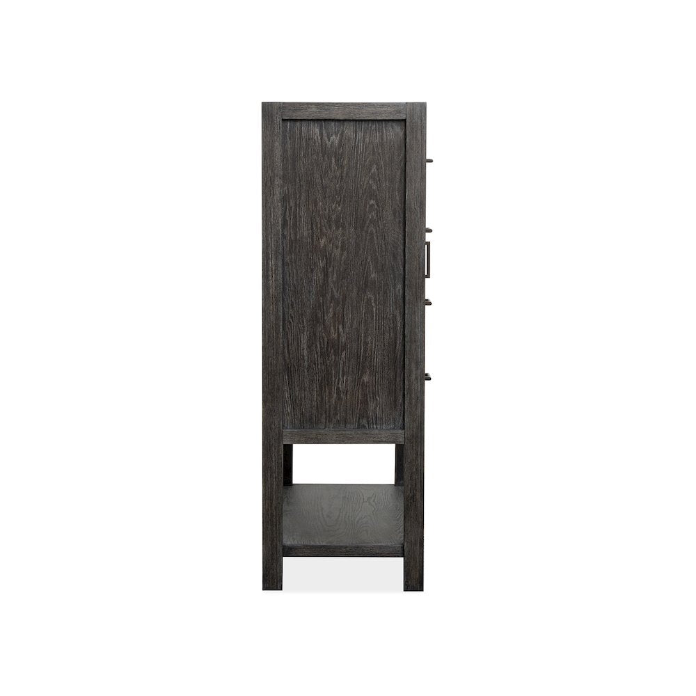 Plum Creek Ravenwood Black Door Chest